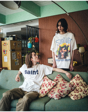 
                  
                    Load image into Gallery viewer, SS TEE/SWEET SAINT/WHITE / 304231241005
                  
                