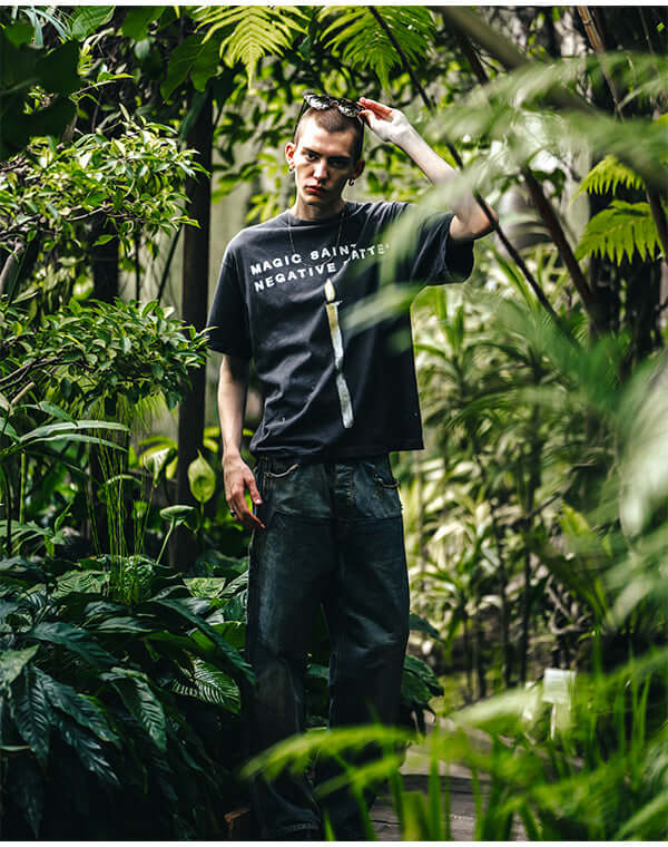 
                  
                    Load image into Gallery viewer, SM-HR8-0000-008/SS TEE/CANDLE/BLACK / 304231251003
                  
                