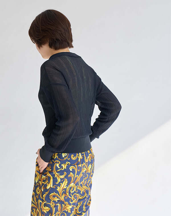 
                  
                    Load image into Gallery viewer, テーラーカラーニット / BEH13012WA
                  
                