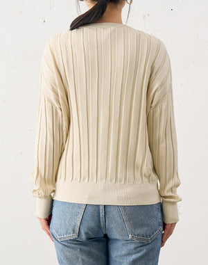 
                  
                    Load image into Gallery viewer, 【予約/10月中旬/12月上旬発送予定】mayuhada silk rib cardigan / BDH24105LH
                  
                