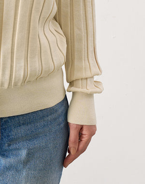 
                  
                    Load image into Gallery viewer, 【予約/10月中旬/12月上旬発送予定】mayuhada silk rib cardigan / BDH24105LH
                  
                