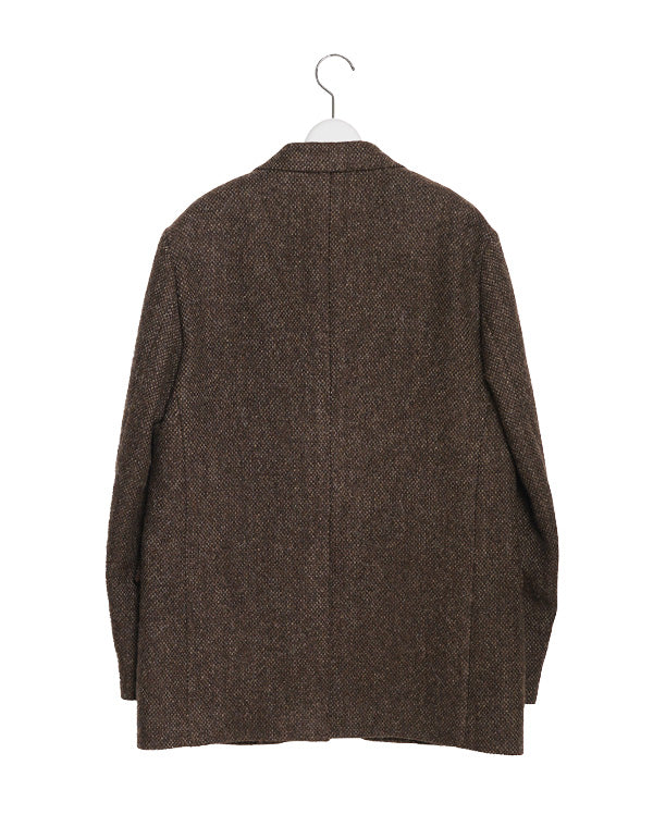 
                  
                    Load image into Gallery viewer, LAMA SHETLAND WOOL TWEED OVER JACKET / 313178242003
                  
                