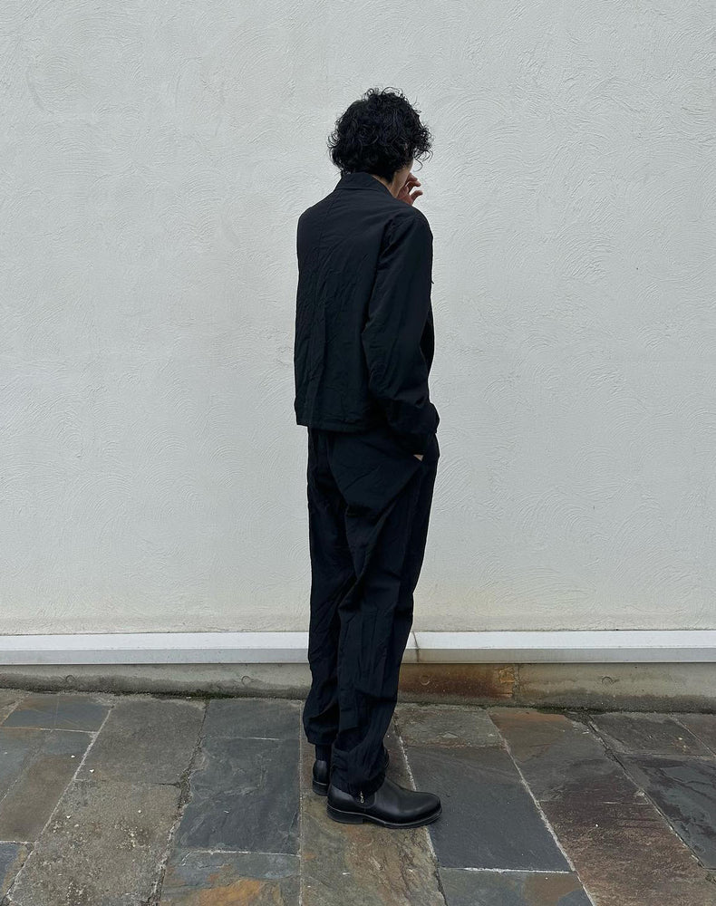 
                  
                    Load image into Gallery viewer, 【SALE】HIGH COUNT WOOL POPLIN BLOUSON / 313192241001
                  
                