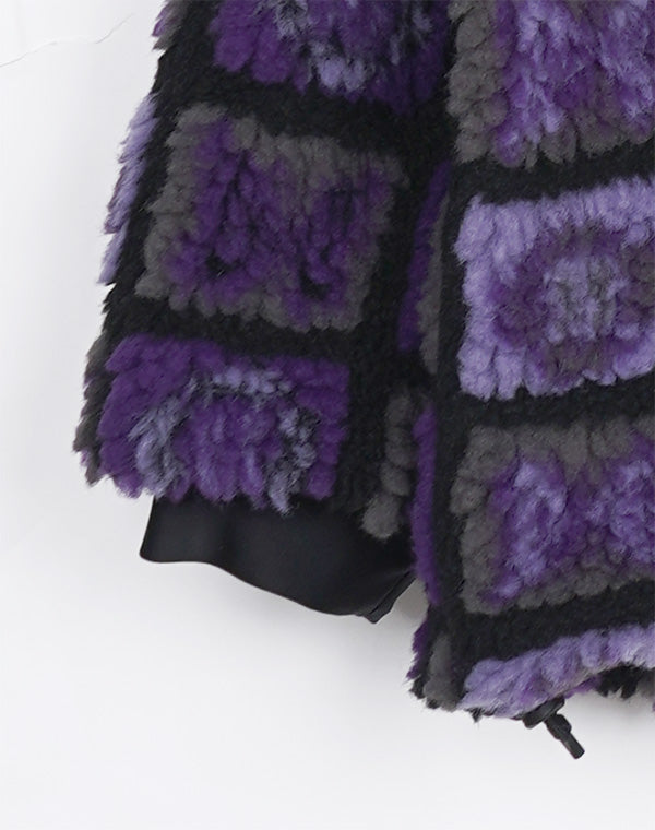 
                  
                    Load image into Gallery viewer, Fur Jacket - Papillon Plaid Pile / 313332252002
                  
                