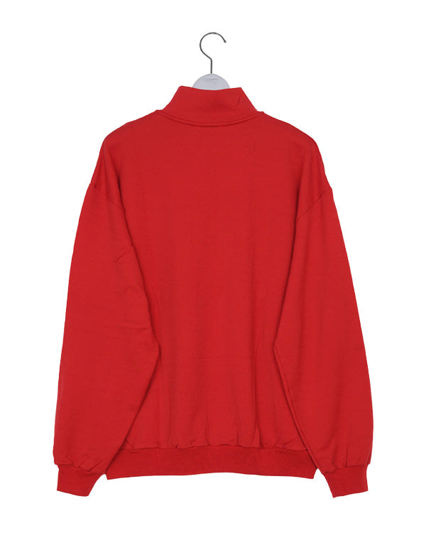 
                  
                    Load image into Gallery viewer, LIGHT WOOL SWEAT HALF ZIP P/O / 301192252001
                  
                