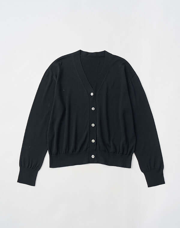 
                  
                    Load image into Gallery viewer, シルクVカーディガン / BEH13005WA
                  
                