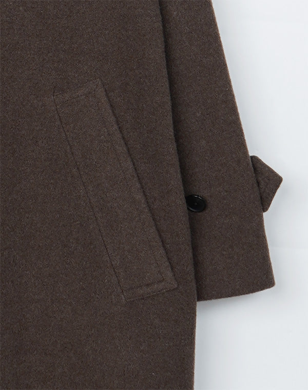 
                  
                    Load image into Gallery viewer, SUPER FINE WOOL MOSSER SOUTIEN COLLAR COAT / 314178252002
                  
                