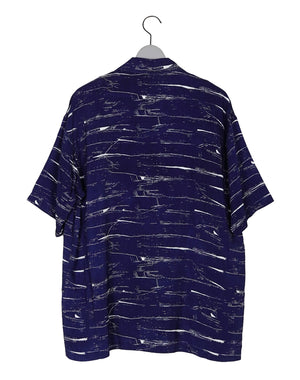 
                  
                    Load image into Gallery viewer, ALOHA SHIRT INDIGO OCEAN / 311861231004
                  
                