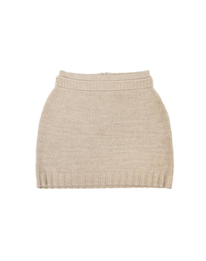 
                  
                    Load image into Gallery viewer, WOOL SOFT CORD KNIT MINI SKIRT / 320178242002
                  
                