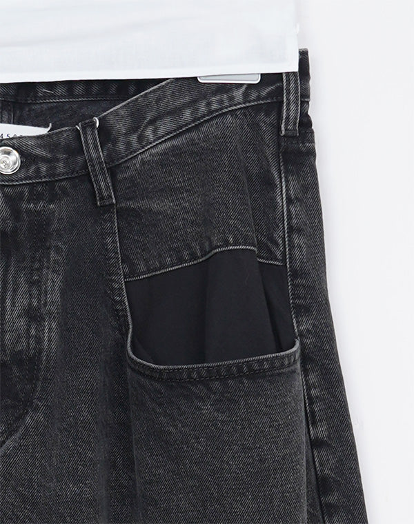 
                  
                    Load image into Gallery viewer, 5POCKETS STRAIGHT DENIM PANTS / 317238251001
                  
                