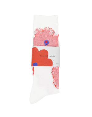 
                  
                    Load image into Gallery viewer, Reversed Flower Socks / 336343241001
                  
                