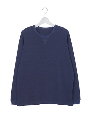 
                  
                    Load image into Gallery viewer, H/W INDIGO THERMAL CREWNECK / 301861242001
                  
                