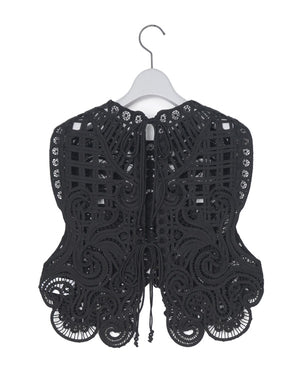 
                  
                    Load image into Gallery viewer, Cord Embroidery Vest / 310165242002
                  
                