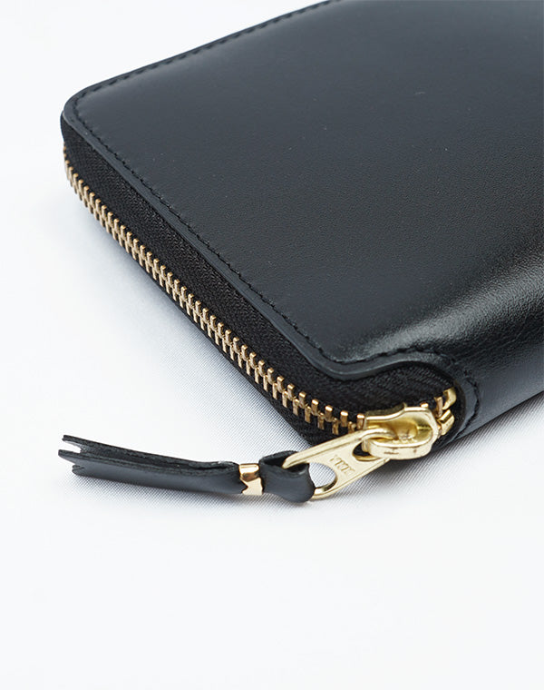 
                  
                    Load image into Gallery viewer, CLASSIC PRINT 二つ折りZIP財布 BLACK/DOT / 349135232005
                  
                