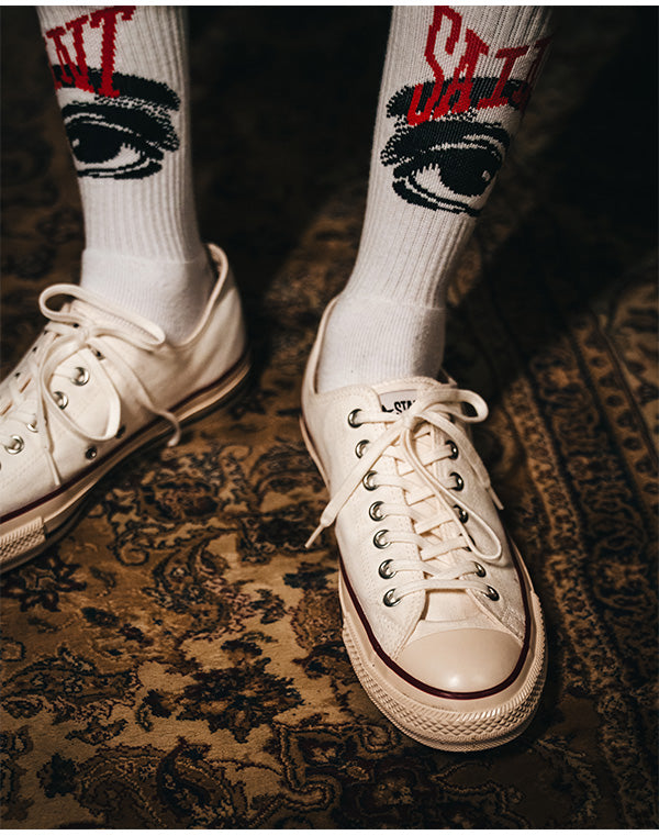 
                  
                    Load image into Gallery viewer, SM-HR1-0000-103/SOCKS/EYE/WHITE / 336231252001
                  
                