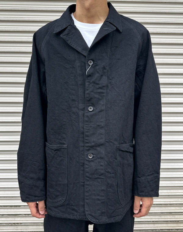 
                  
                    Load image into Gallery viewer, ブラックデニム ワークジャケット / 313166252009
                  
                