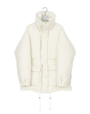 
                  
                    Load image into Gallery viewer, BRUSHED ALPACA WOOL DOWN BLOUSON / 313178242001
                  
                