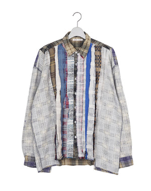 
                  
                    Load image into Gallery viewer, I/O Flannel Shirt -&amp;gt; Ribbon W. Shirt / 311332242002
                  
                