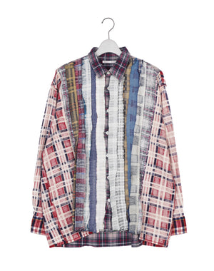 
                  
                    Load image into Gallery viewer, I/O Flannel Shirt -&amp;gt; Ribbon W. Shirt / 311332242002
                  
                