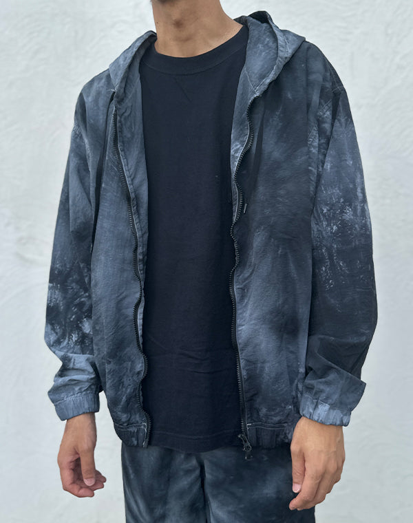 
                  
                    Load image into Gallery viewer, Tie Dye Nylon Zip Parka / 306846252001
                  
                