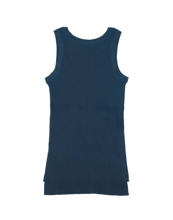 
                  
                    Load image into Gallery viewer, COTTON HIGH GAUGE RIB KNIT TANK / 301178251005
                  
                