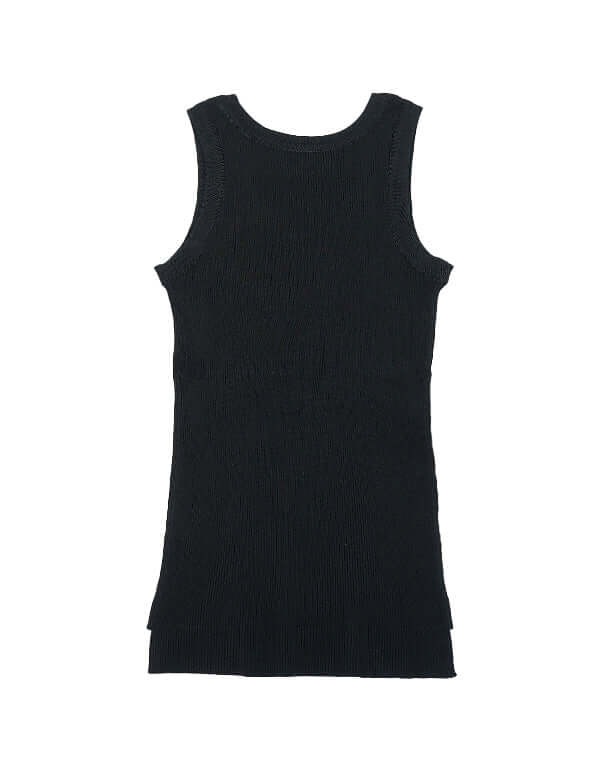 
                  
                    Load image into Gallery viewer, COTTON HIGH GAUGE RIB KNIT TANK / 301178251005
                  
                