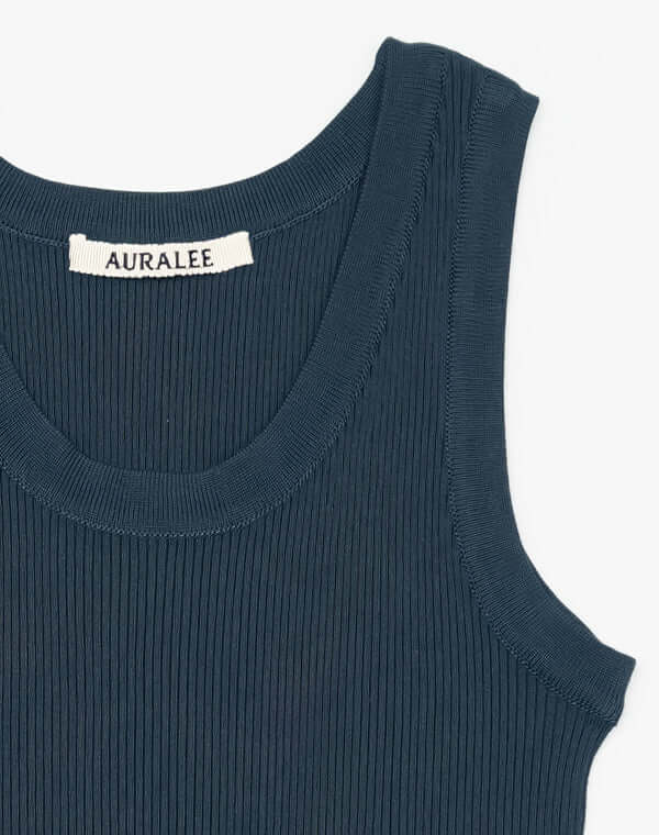 
                  
                    Load image into Gallery viewer, COTTON HIGH GAUGE RIB KNIT TANK / 301178251005
                  
                