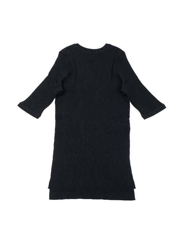 
                  
                    Load image into Gallery viewer, COTTON HIGH GAUGE RIB KNIT TEE / 301178251004
                  
                