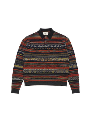 
                  
                    Load image into Gallery viewer, Fairisle Rugby Shirt / BDA21401UA
                  
                