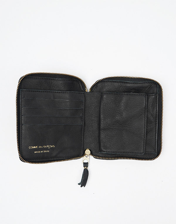 
                  
                    Load image into Gallery viewer, WASHED 二つ折りZIP財布 / 349135241011
                  
                