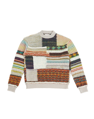 
                  
                    Load image into Gallery viewer, Patchwork Sweater / BDA21403UA
                  
                