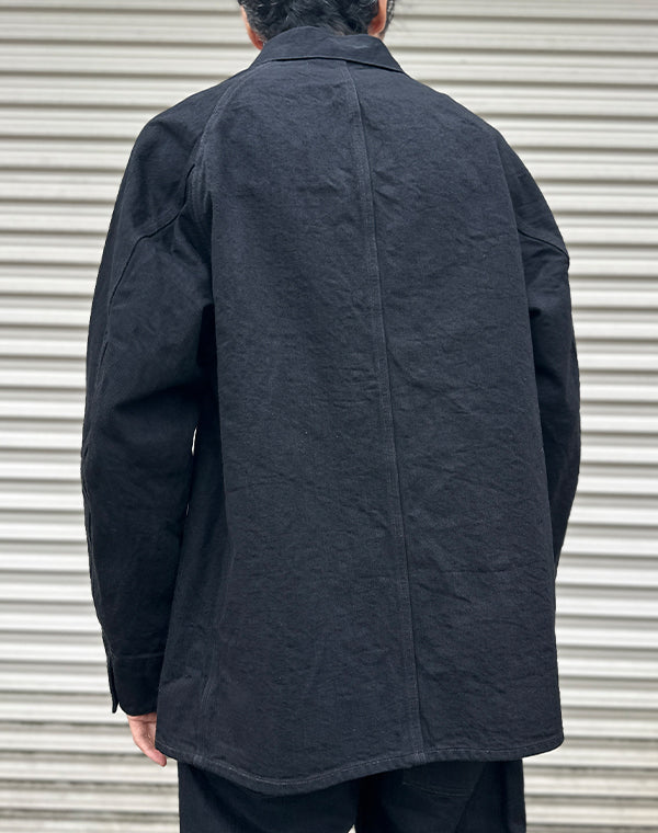 
                  
                    Load image into Gallery viewer, ブラックデニム ワークジャケット / 313166252009
                  
                