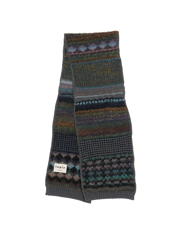 
                  
                    Load image into Gallery viewer, Patchwork Scarf / BDA21404UA
                  
                