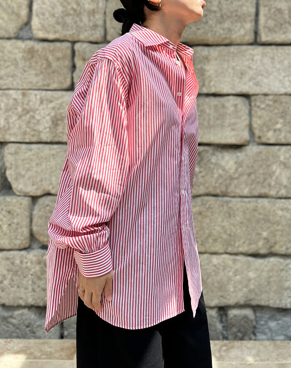 
                  
                    Load image into Gallery viewer, JERMYN SHIRT(STRIPE) / 311136252001
                  
                