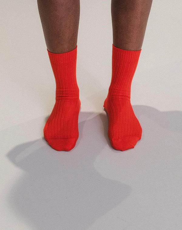 
                  
                    Load image into Gallery viewer, RIB OVERANKLE SOCKS / 336289252002
                  
                