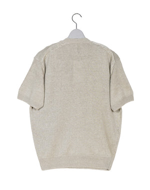 
                  
                    Load image into Gallery viewer, 【SALE】WASHED HIGH COUNT LINEN CREW NECK S/S / 304335241001
                  
                