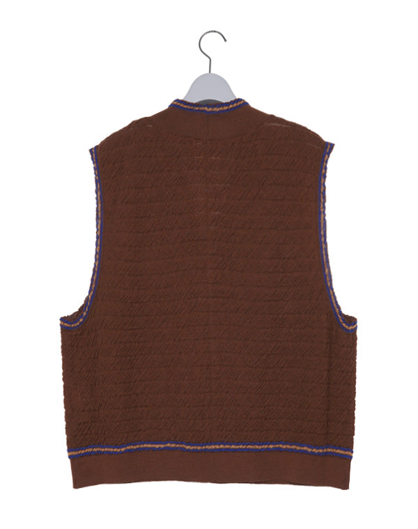 
                  
                    Load image into Gallery viewer, Wrinkled School Vest / 310343252001
                  
                