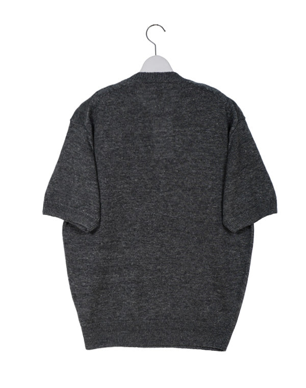 
                  
                    Load image into Gallery viewer, 【SALE】WASHED HIGH COUNT LINEN CREW NECK S/S / 304335241001
                  
                