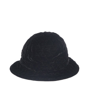 
                  
                    Load image into Gallery viewer, VELVET QUILTING BALLOON HAT / 327161242004
                  
                