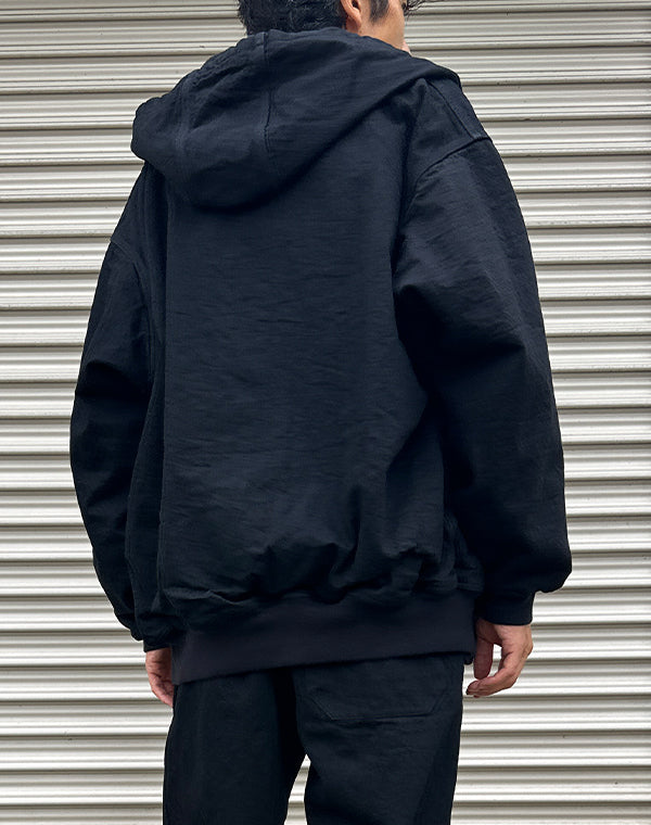 
                  
                    Load image into Gallery viewer, ブラックデニム ジップパーカ / 306166252003
                  
                