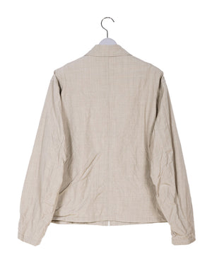 
                  
                    Load image into Gallery viewer, 【SALE】HIGH COUNT WOOL POPLIN BLOUSON / 313192241001
                  
                