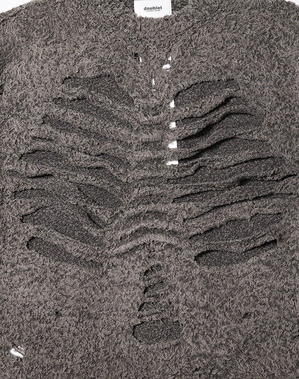 
                  
                    Load image into Gallery viewer, RIBCAGE KNIT PULLOVER / 301175252001
                  
                