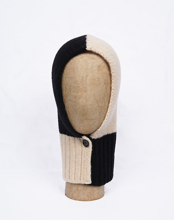 
                  
                    Load image into Gallery viewer, Bicolor Cashmere/Silk Balaclava / 326170252001
                  
                