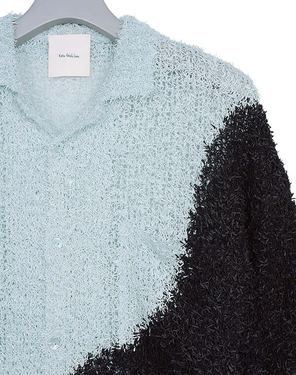 
                  
                    Load image into Gallery viewer, Washi Open Collar Shirt / 311343251001
                  
                