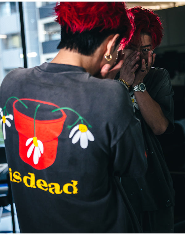 
                  
                    Load image into Gallery viewer, SM-HR1-0000-C18/DLS_SS TEE/DE LA SOUL/BLACK / 304231252008
                  
                