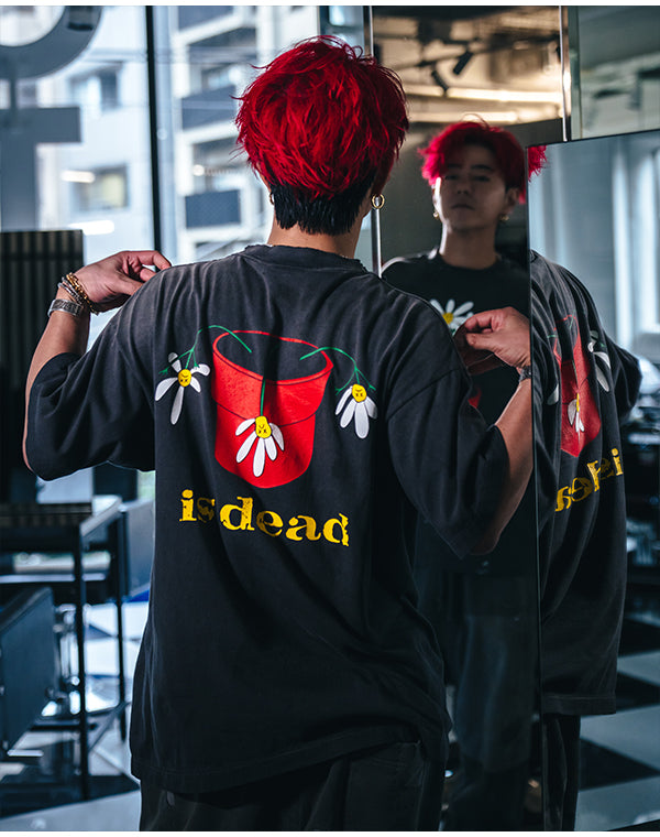 
                  
                    Load image into Gallery viewer, SM-HR1-0000-C18/DLS_SS TEE/DE LA SOUL/BLACK / 304231252008
                  
                