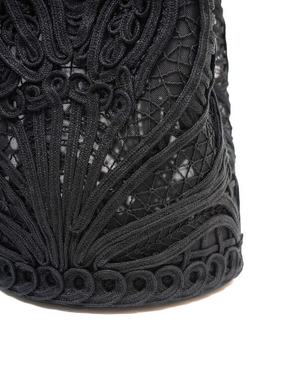 
                  
                    Load image into Gallery viewer, Cording Embroidery Bucket Bag / 335165251003
                  
                