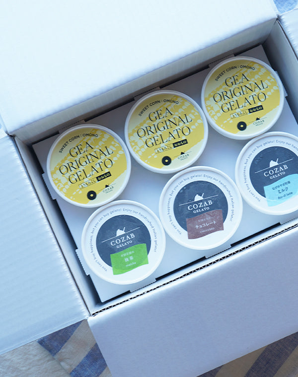 
                  
                    Load image into Gallery viewer, 【予約/12月上旬発送】《COZAB GELATO×GEA》Gelato Box 6-piece set / 912455253006
                  
                