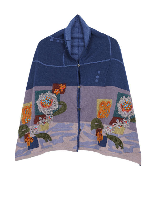 
                  
                    Load image into Gallery viewer, フラワーベース刺繍3WAYショール / BEA01417WA
                  
                