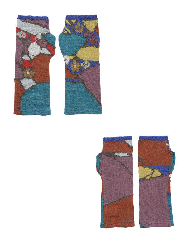 
                  
                    Load image into Gallery viewer, アースインターシャアームウォーマー / BEA01435WA
                  
                